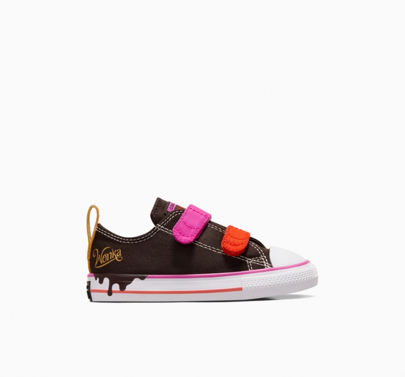 Converse Converse x Wonka Chuck Taylor All Star Easy On Bruin Roze Wit | 0941-AEICH