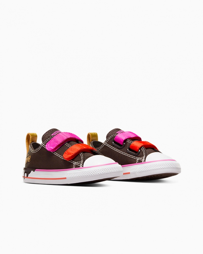 Converse Converse x Wonka Chuck Taylor All Star Easy On Bruin Roze Wit | 7418-XOYSM