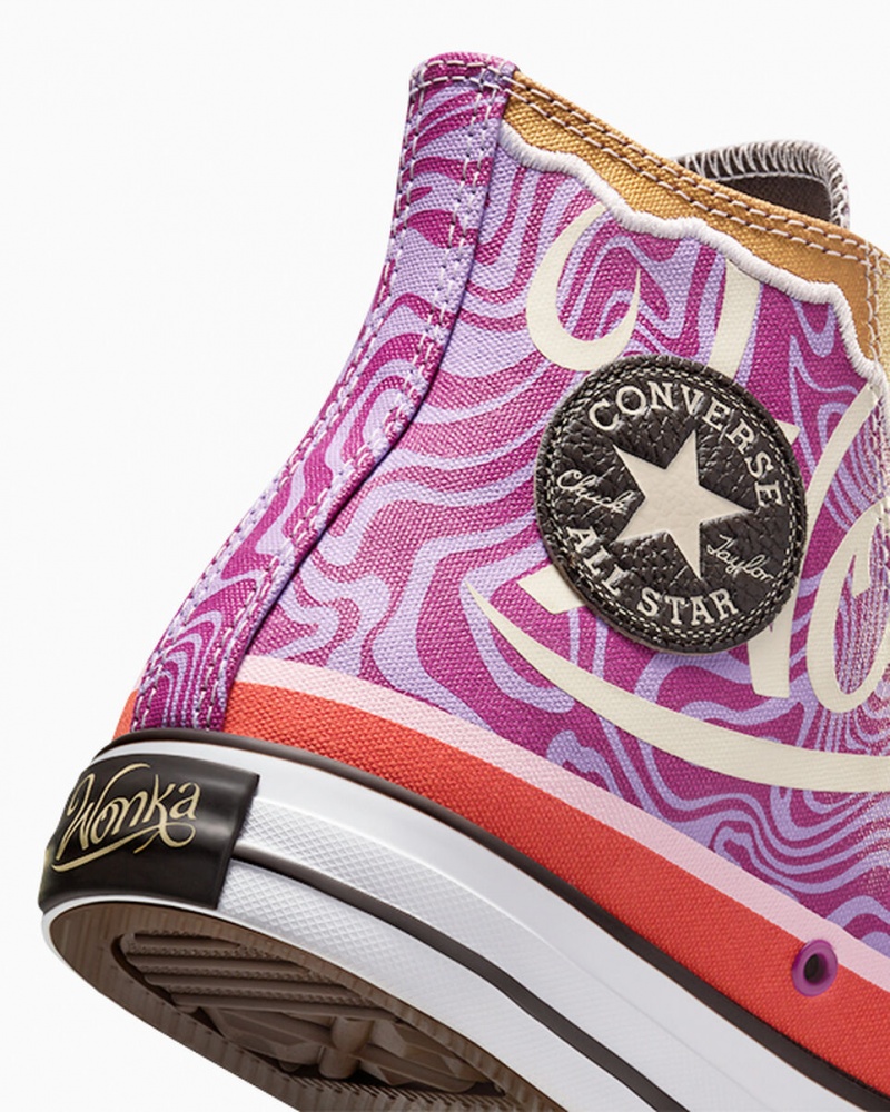 Converse Converse x Wonka Chuck Taylor All Star Swirl Paars Wit Zwart | 1765-JZUAN