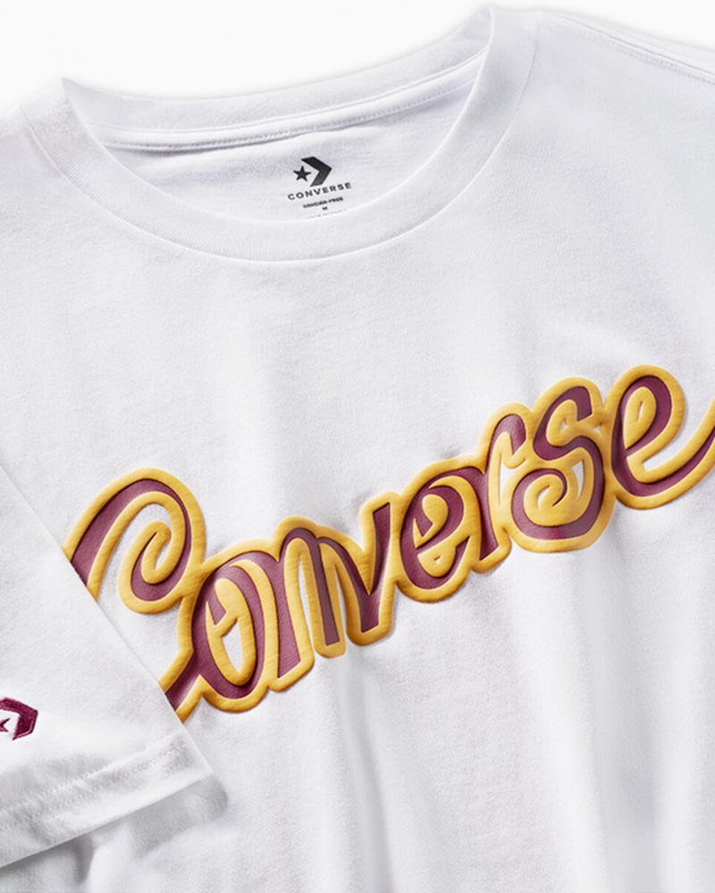 Converse Converse x Wonka T-Shirt Wit | 3789-IPMZF