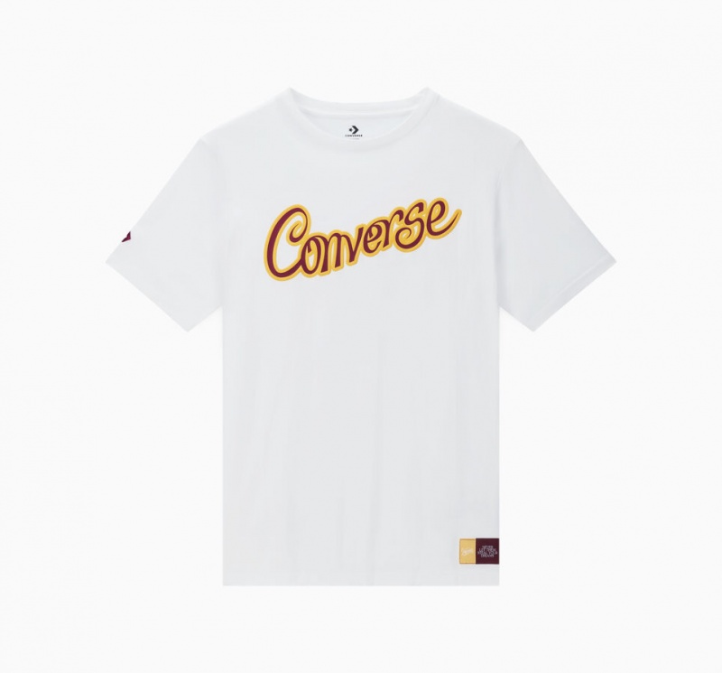 Converse Converse x Wonka T-Shirt Wit | 3789-IPMZF