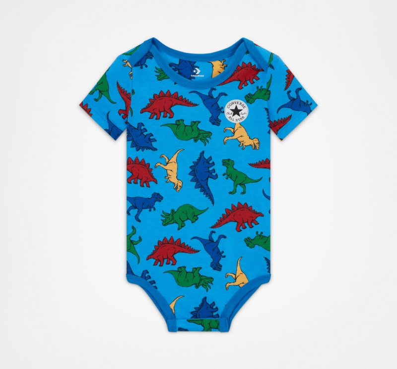 Converse Dino Explorer Met Capuchon Coverall & Bodysuit Set Donkerblauw | 6251-LBTEI