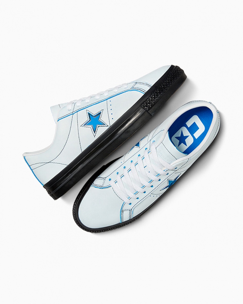 Converse Eddie Cernicky One Star Pro Wit Zwart Blauw | 7195-PCUQR