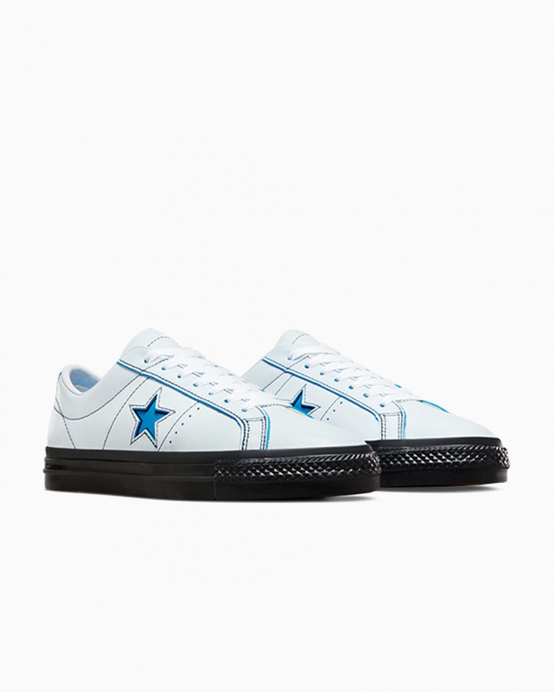 Converse Eddie Cernicky One Star Pro Wit Zwart Blauw | 5078-PUMJY