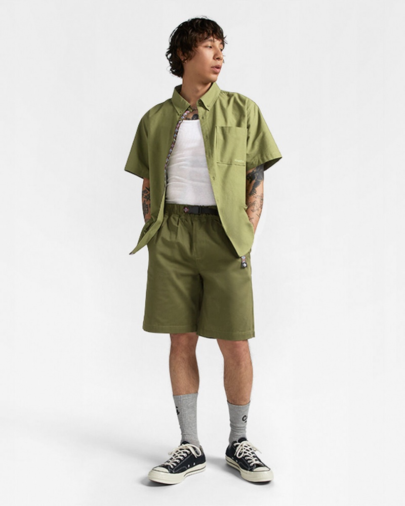 Converse Elevated Lichtgewicht Cargo Kort Groen | 5643-IAHEB