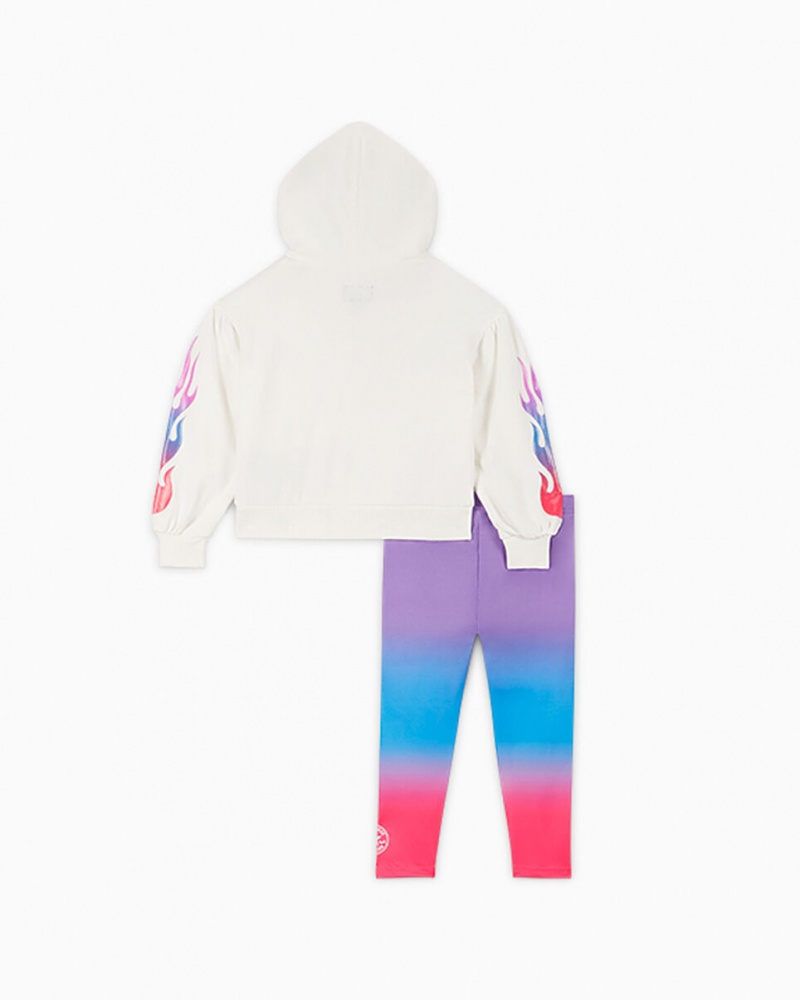 Converse Gradient Hoodie & Leggings Set Bright Violet | 8374-HTNQO