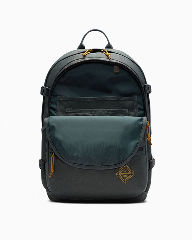 Converse Grafische Rechtdoor Edge Backpack Groen | 3150-MHEDZ