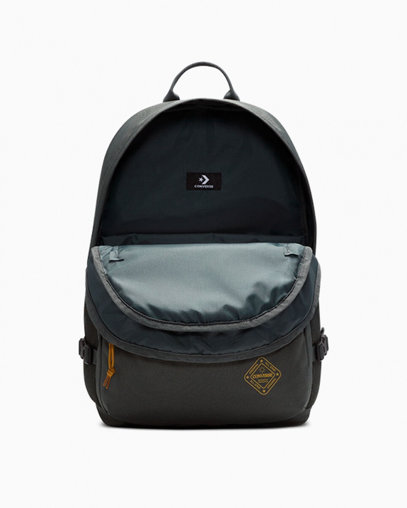 Converse Grafische Rechtdoor Edge Backpack Groen | 3150-MHEDZ