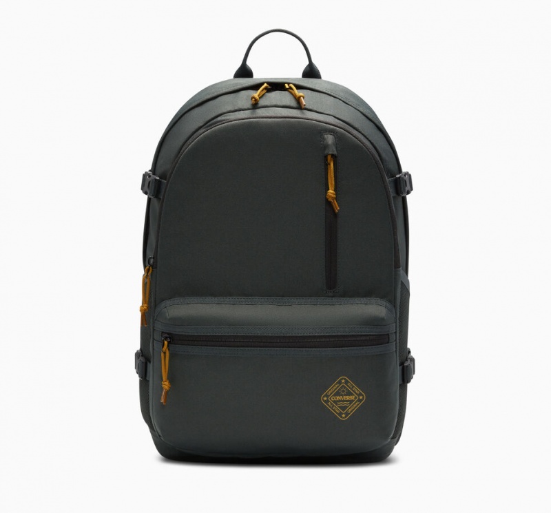 Converse Grafische Rechtdoor Edge Backpack Groen | 3150-MHEDZ