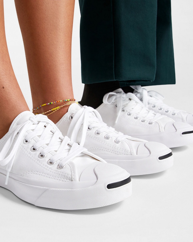 Converse Jack Purcell Wit Wit Zwart | 7352-SDVAG