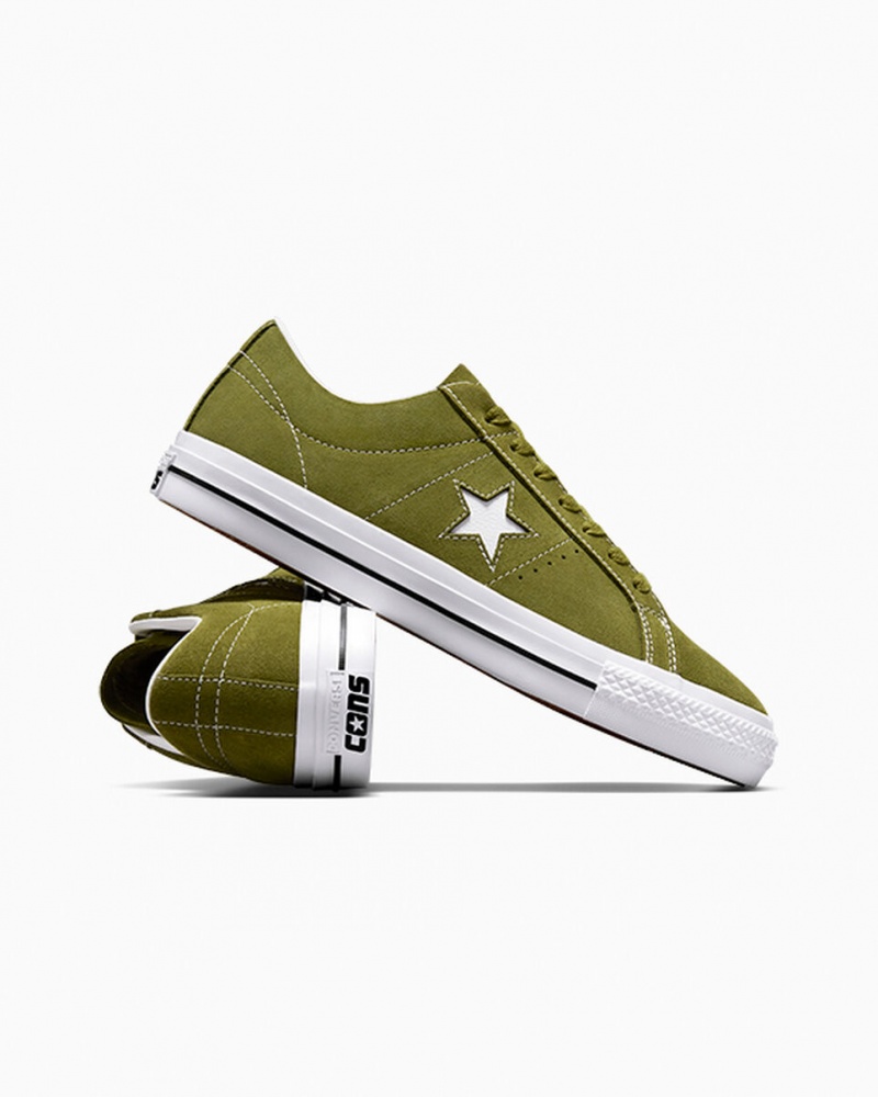 Converse One Star Pro Groen Wit Zwart | 2089-DJAFE