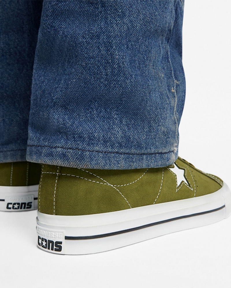 Converse One Star Pro Groen Wit Zwart | 2089-DJAFE