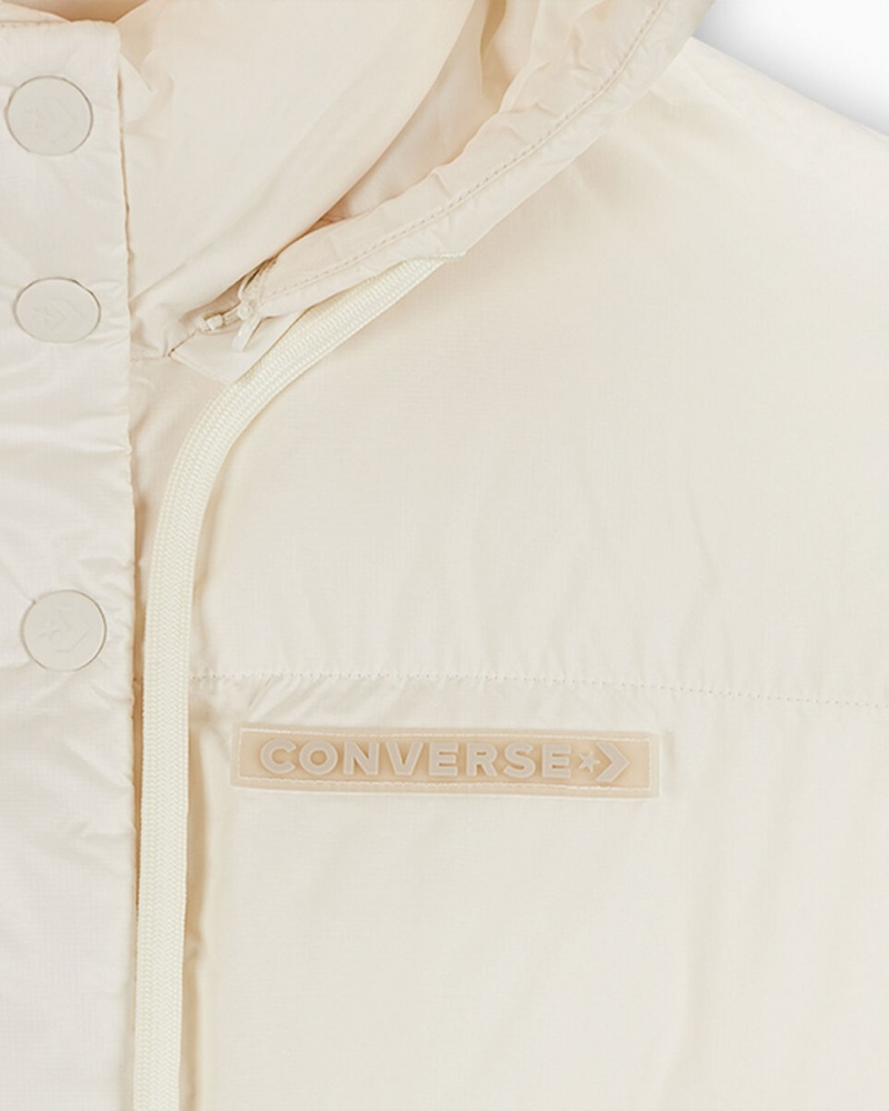 Converse Oversized Super Puffer Jacket Egret | 9803-BJFUM