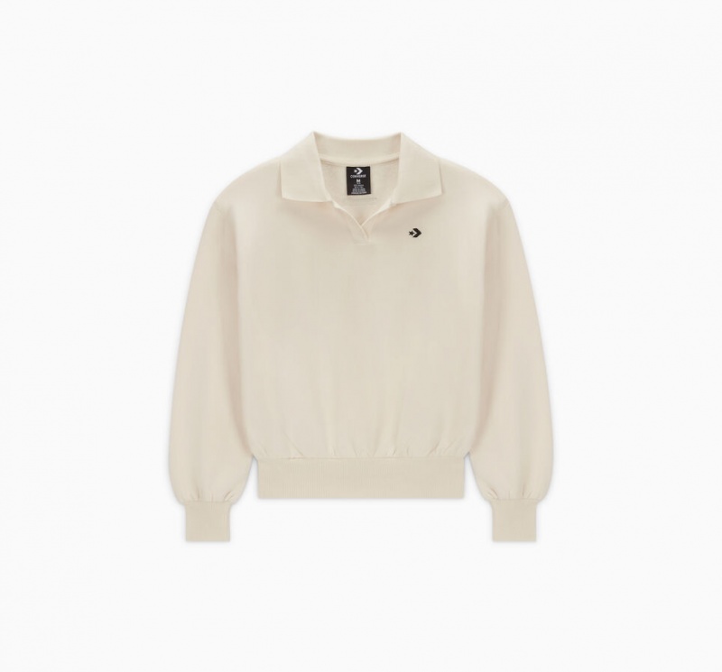 Converse Polo Crew Natural Ivory | 8604-YEQGK