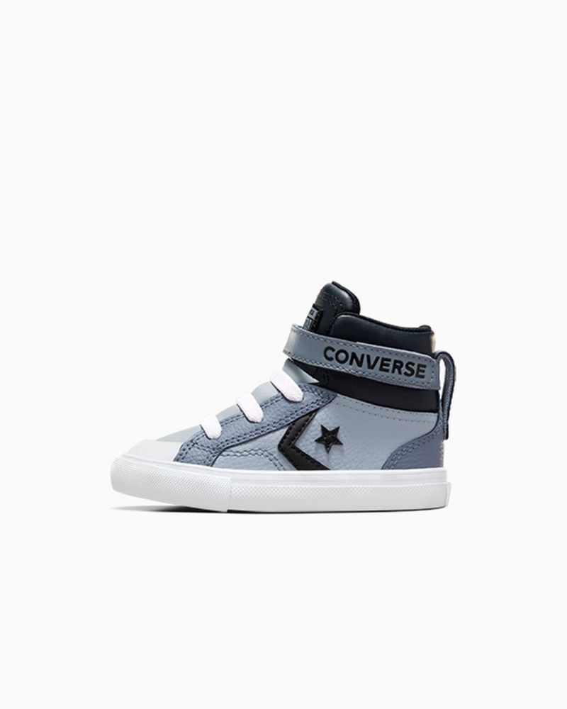 Converse Pro Blaze Riemen Leren Zilver Zwart Wit | 6189-ITFZG