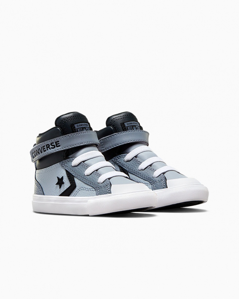 Converse Pro Blaze Riemen Leren Zilver Zwart Wit | 6189-ITFZG