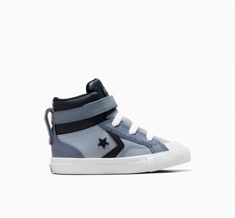 Converse Pro Blaze Riemen Leren Zilver Zwart Wit | 6189-ITFZG