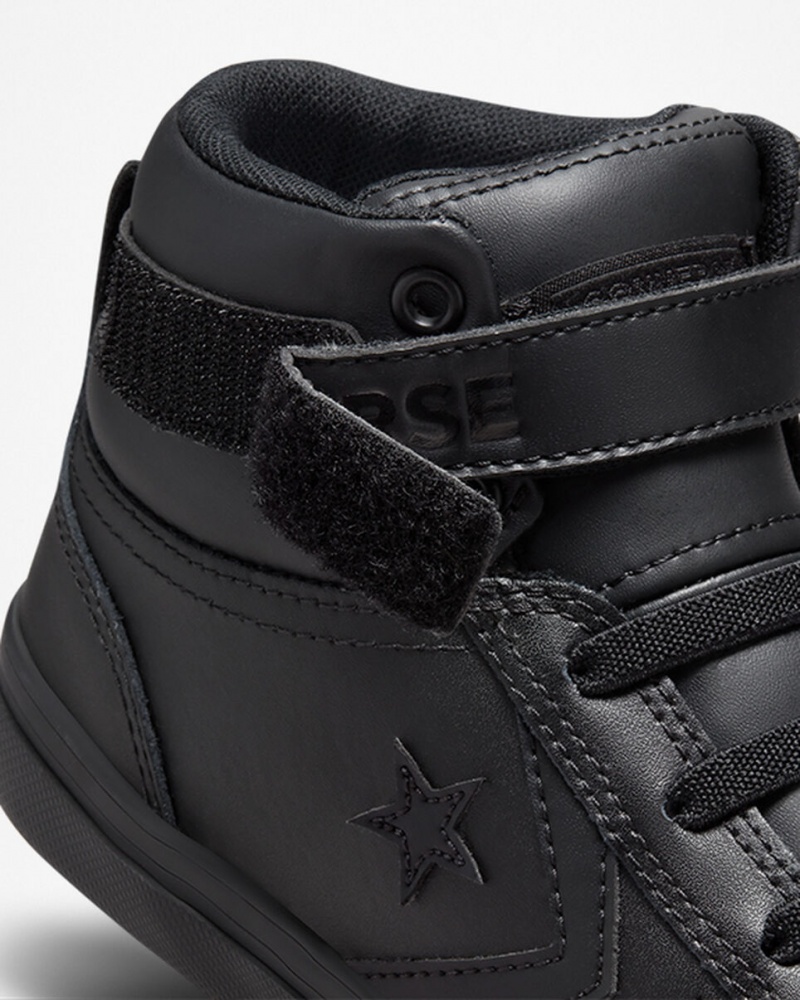 Converse Pro Blaze Riemen Leren Zwart Zwart Zwart | 2409-MEOJT