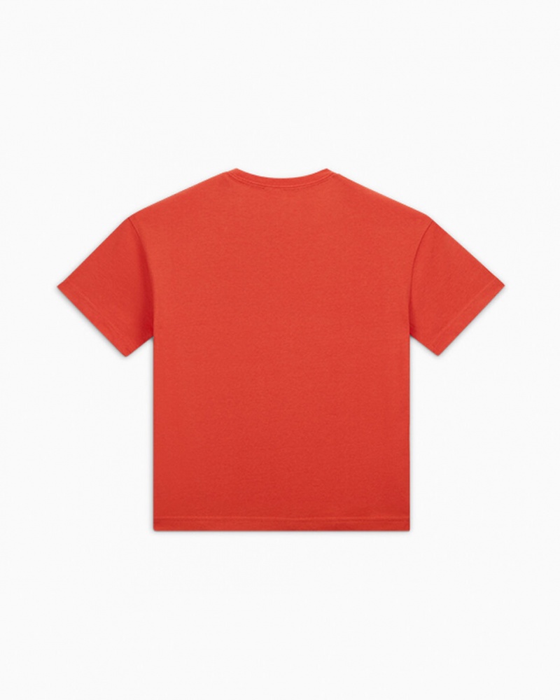 Converse Relaxed Chest Pocket T-Shirt Nomadic Rust | 5187-XOJAN