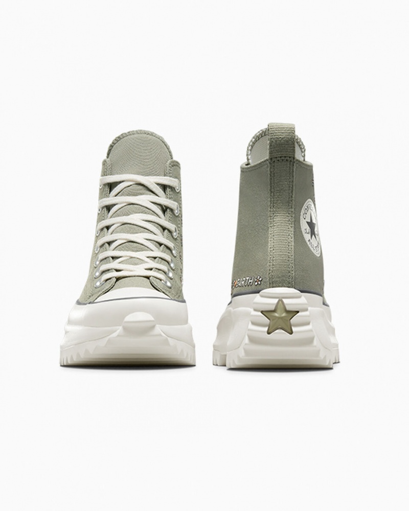 Converse Run Star Hike Platform Embroidery Licht | 8967-WZJFQ