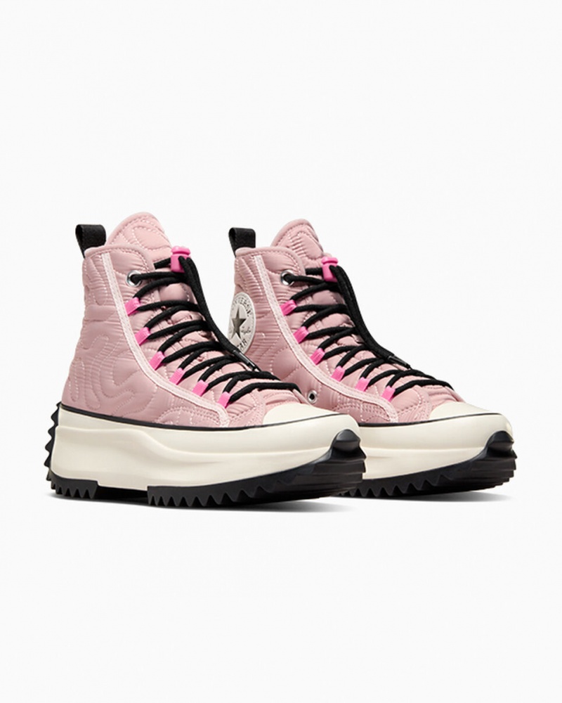 Converse Run Star Hike Platform Gewatteerd Roze Zwart | 8209-RTWCL