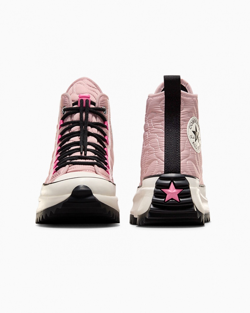 Converse Run Star Hike Platform Gewatteerd Roze Zwart | 8209-RTWCL