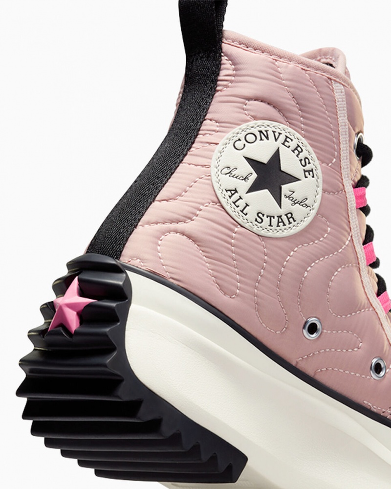 Converse Run Star Hike Platform Gewatteerd Roze Zwart | 8209-RTWCL