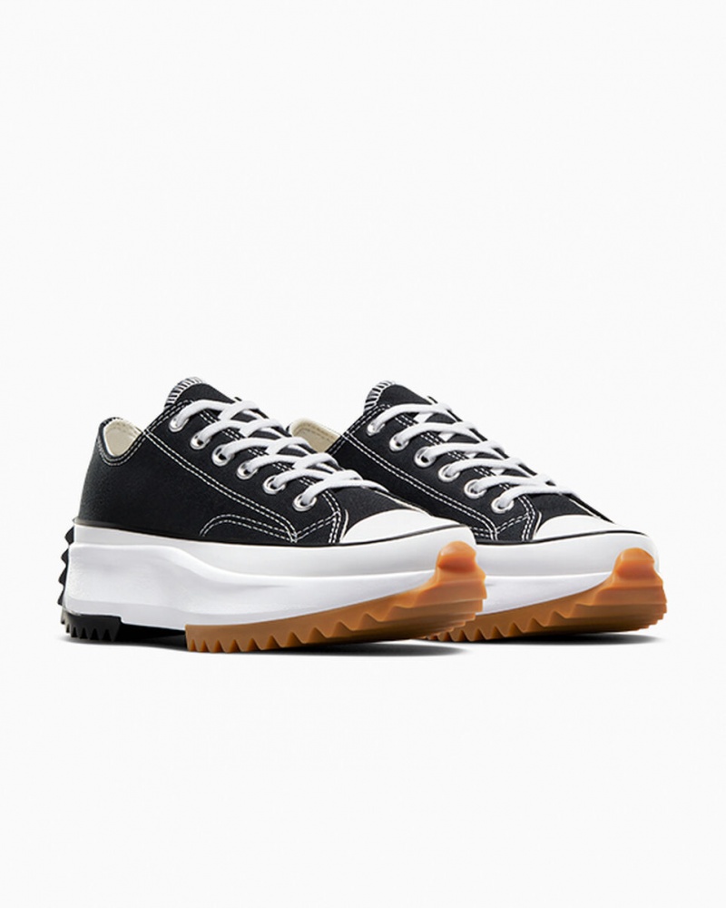 Converse Run Star Hike Platform Zwart Wit | 4876-ILKYF