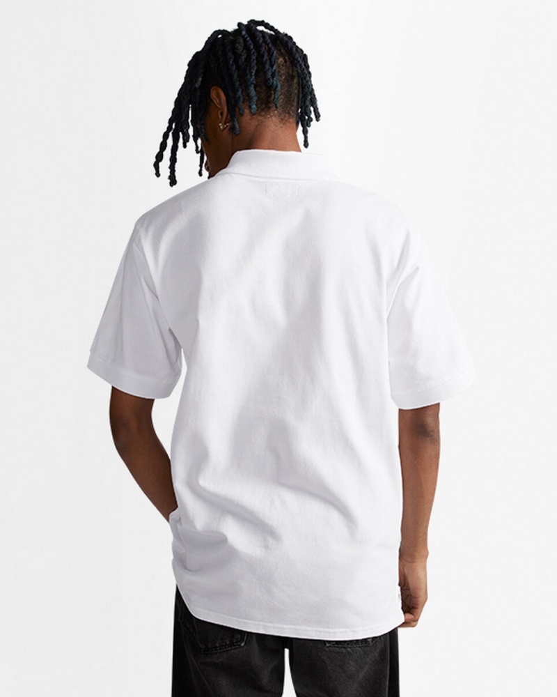 Converse Shoe Patch Polo Shirt Wit | 0618-LAHMI