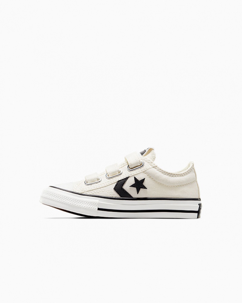 Converse Star Player 76 Easy-On Wit Zwart | 0486-HSZGX