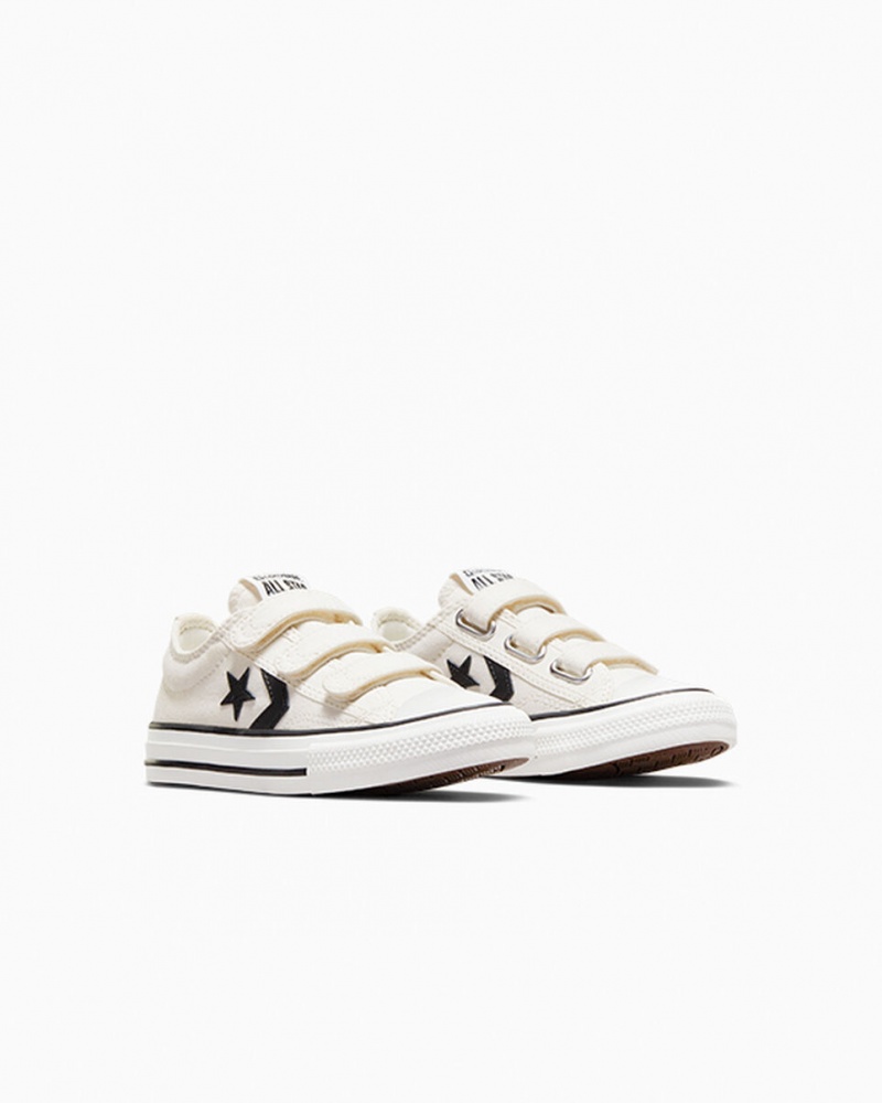 Converse Star Player 76 Easy-On Wit Zwart | 0486-HSZGX