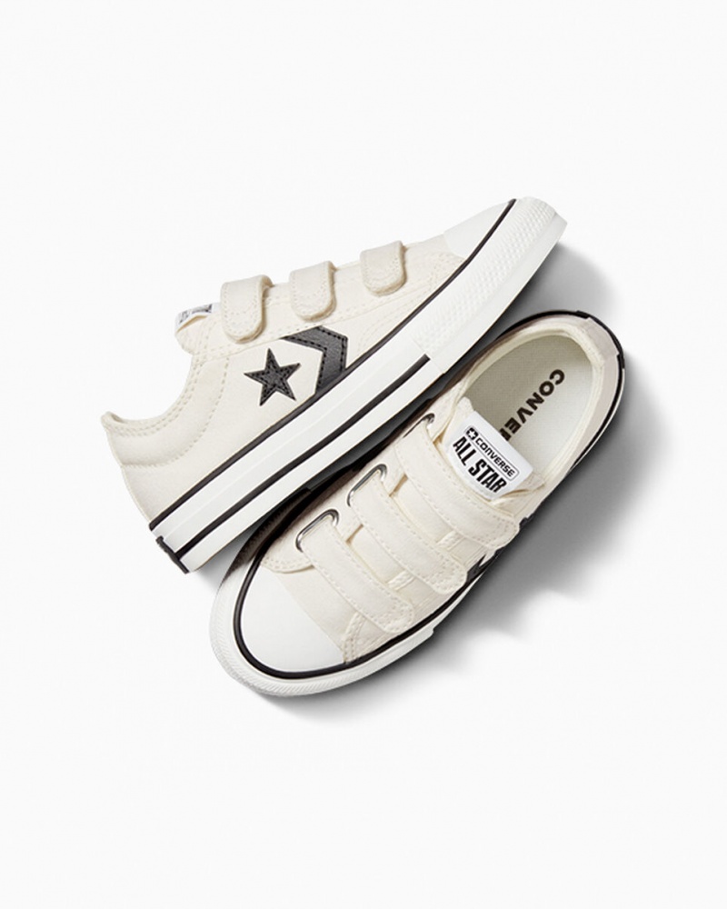 Converse Star Player 76 Easy-On Wit Zwart | 0486-HSZGX