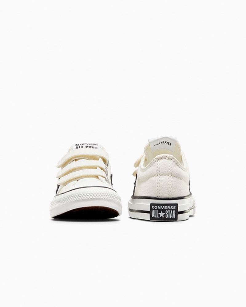 Converse Star Player 76 Easy-On Wit Zwart | 0486-HSZGX