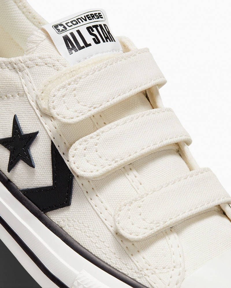 Converse Star Player 76 Easy-On Wit Zwart | 0486-HSZGX