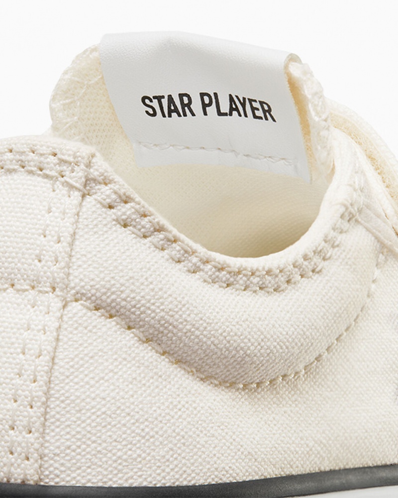 Converse Star Player 76 Easy-On Wit Zwart | 0486-HSZGX