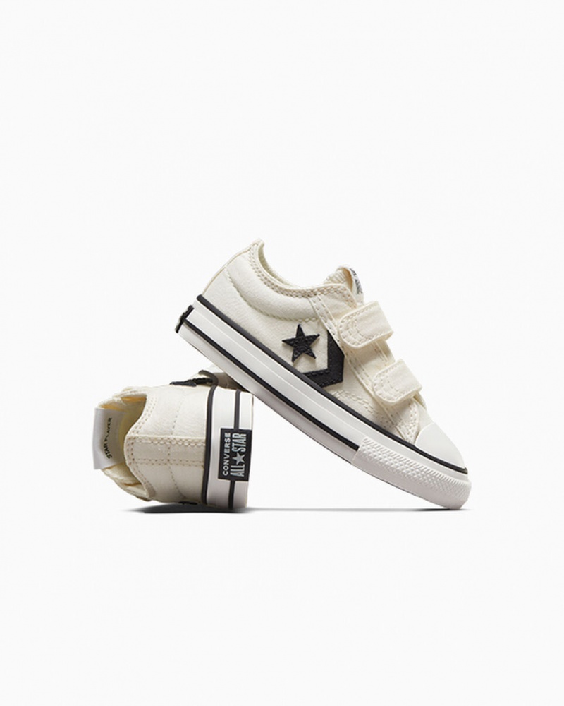 Converse Star Player 76 Easy-On Wit Zwart | 2680-QWOSJ