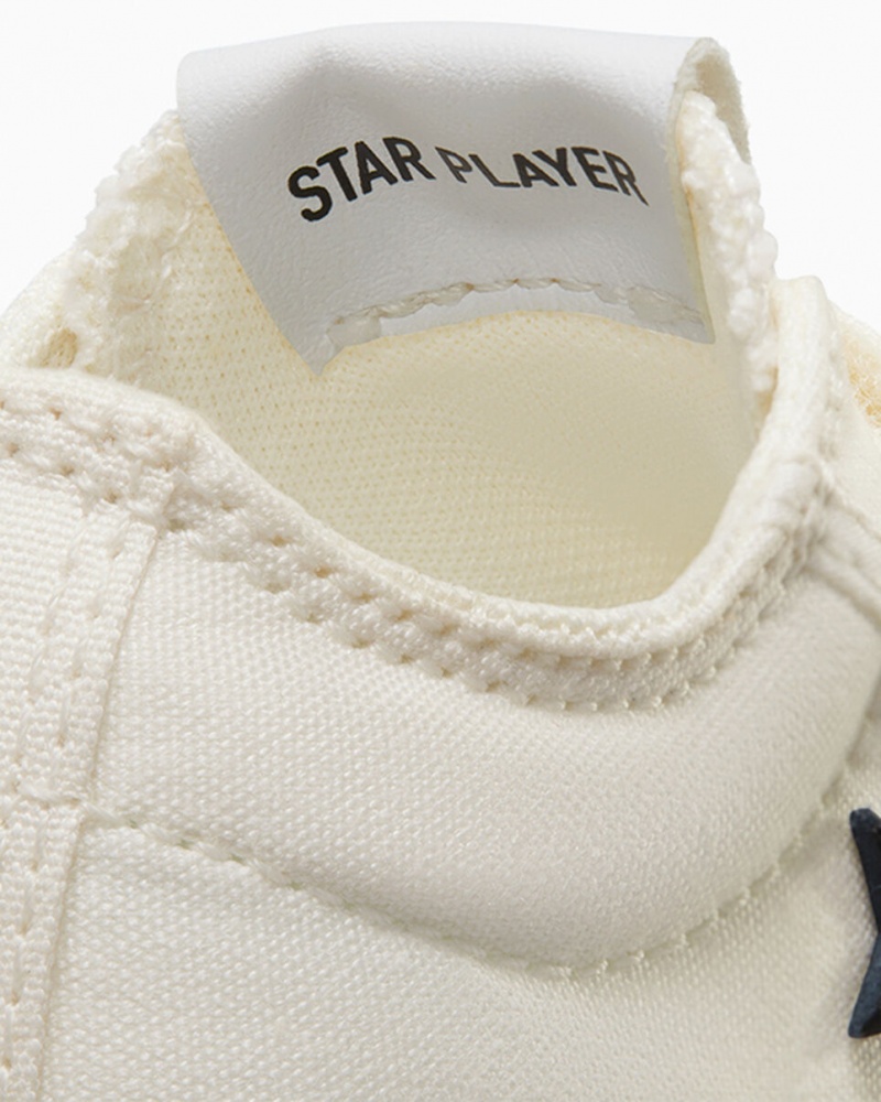 Converse Star Player 76 Easy-On Wit Zwart | 2680-QWOSJ