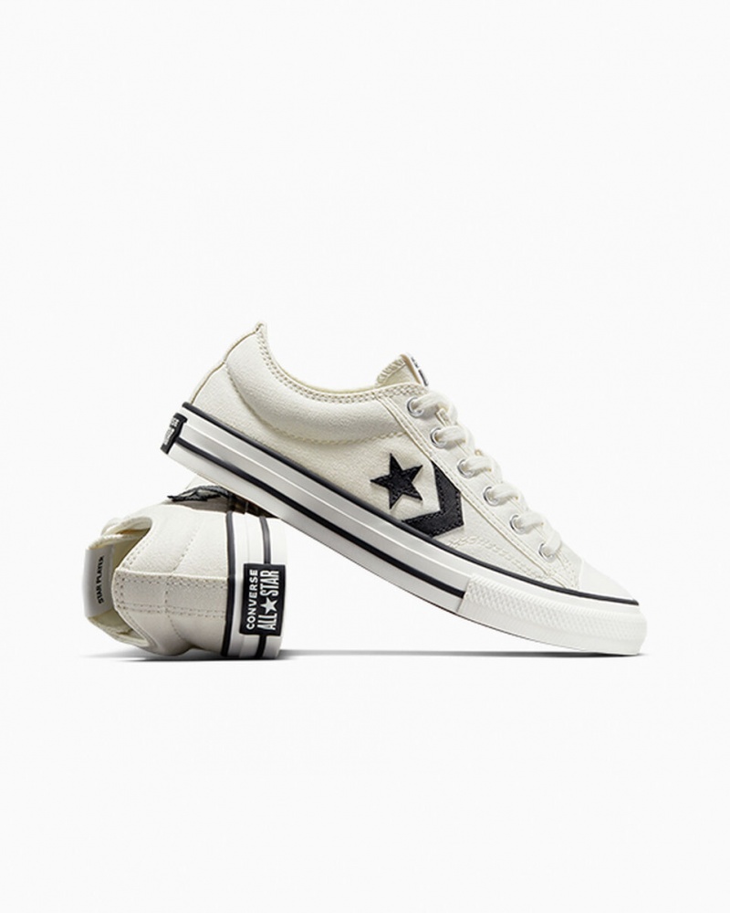 Converse Star Player 76 Wit Zwart | 2589-HCSZM