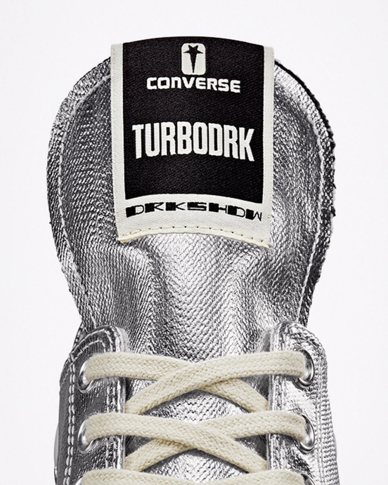 Converse TURBODRK Chuck 70 Zilver Zwart | 1798-HABIX