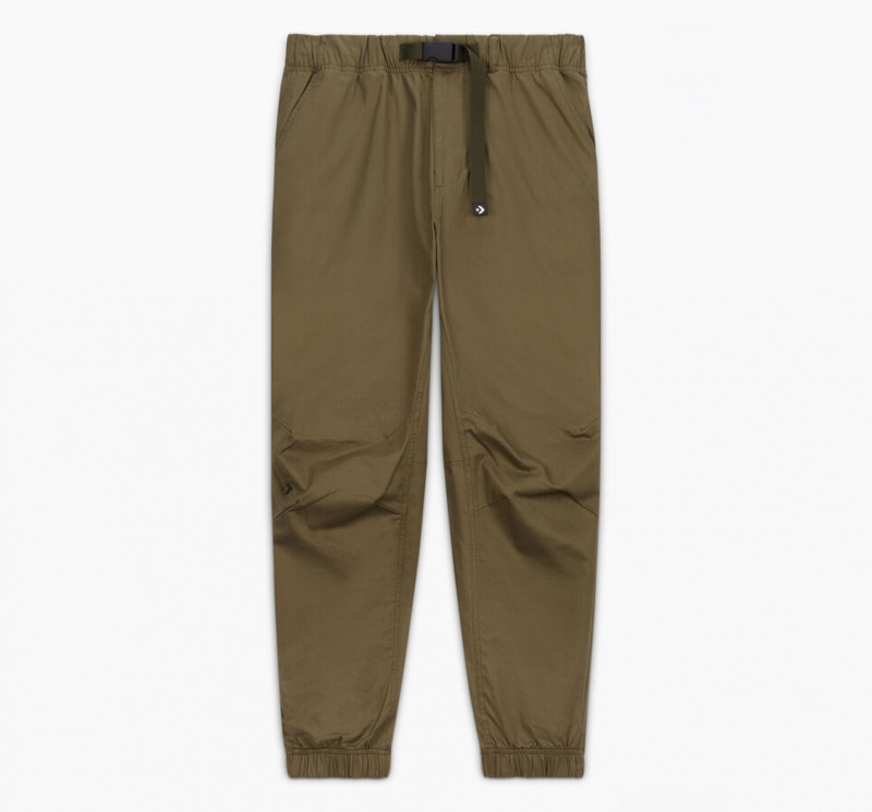 Converse Woven Utility Jogger Khaki | 0524-RXVEH